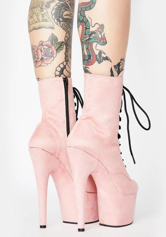 Light Pink Adore-1020FS Platform Heels