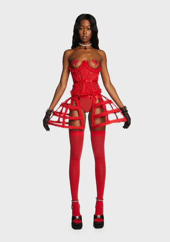 Sweep Me Off Lingerie Set