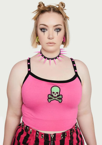 Plus Bad Joke Crop Top