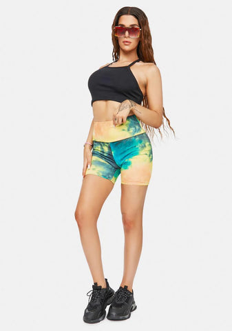 Lawson Tie Dye Biker Shorts