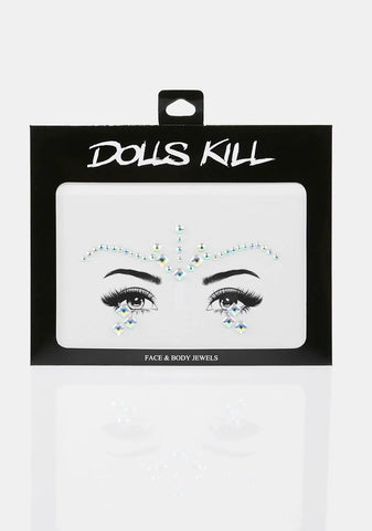 Pixelated Face Jewels