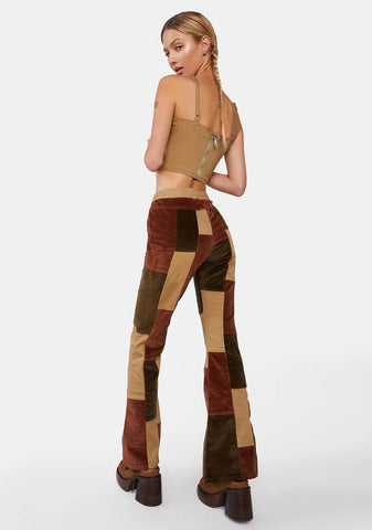 Struck By Wonder Patchwork Pants