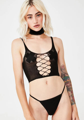 Cut To The Chase Thong Set