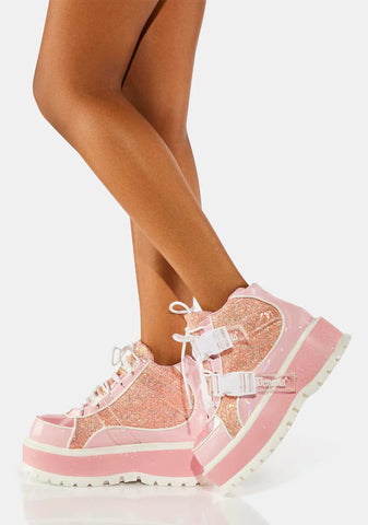 Pink Slacker-50 Holographic Boots