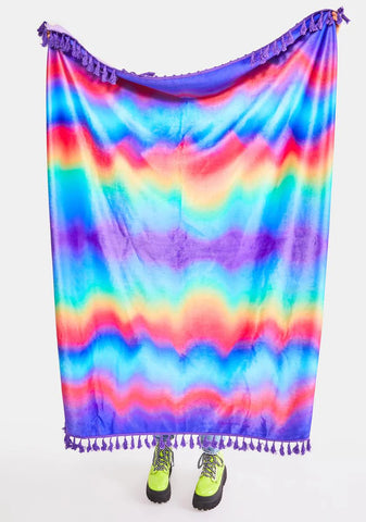 Hypnotic Mist Throw Blanket