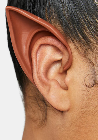 Dark Brown Short Elf Ears