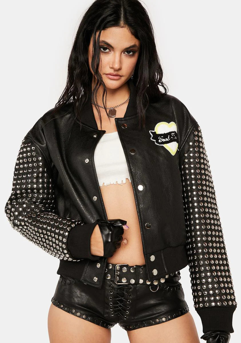 Stud Bomber Jacket