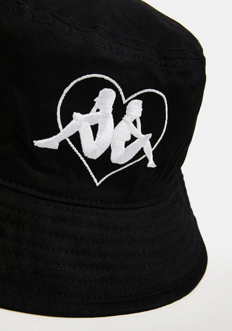 Black Authentic Tychy Bucket Hat