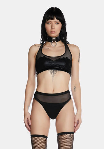 Not Your Baby Mesh Panties