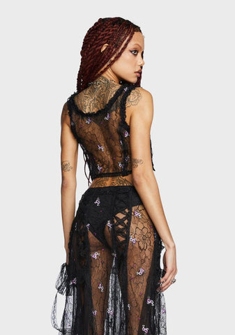 Myth In Bloom Lace Corset