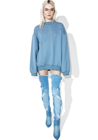 Fade Away Distressed Sweatshirt