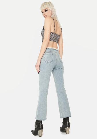 Rock Goddess Frayed Jeans