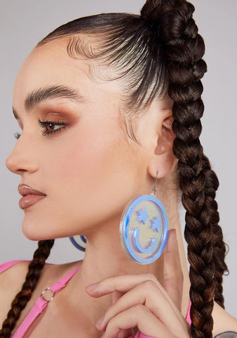 Big Moods Clear Earrings