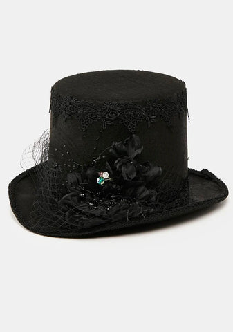 Abandoned Carnival Gothic Top Hat