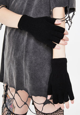 Wicked Sticky Fingers Knit Gloves