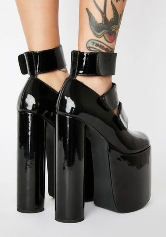 Sick Of Suburbia Platform Mary Janes