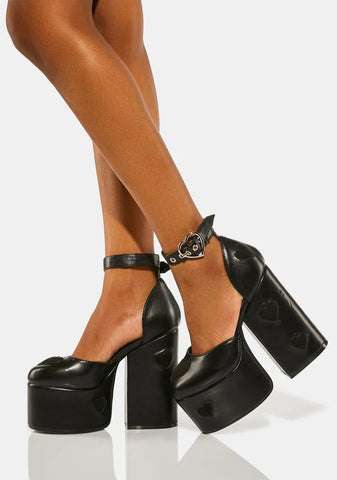 Translate Love Platform Heels