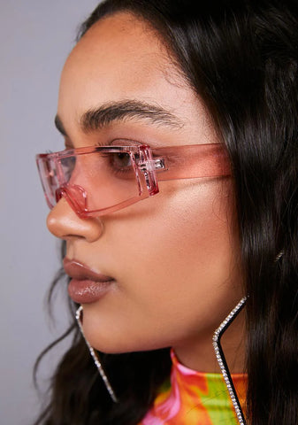 Sweet Come On Thru Shield Sunglasses