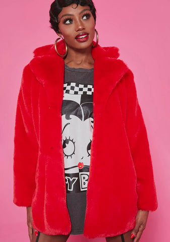 Leading Lady Faux Fur Coat