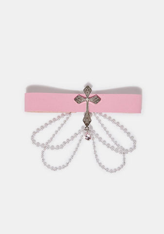 At The Pearly Gates Choker Necklace