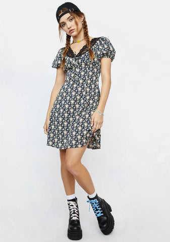 Thought Of U Floral Mini Dress