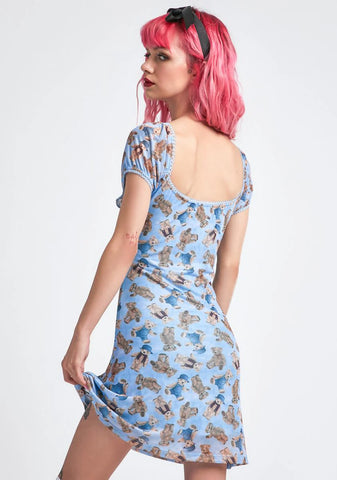 Soft Double Stuffed Mini Dress