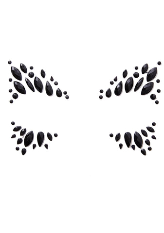 Black Swan Face Jewels
