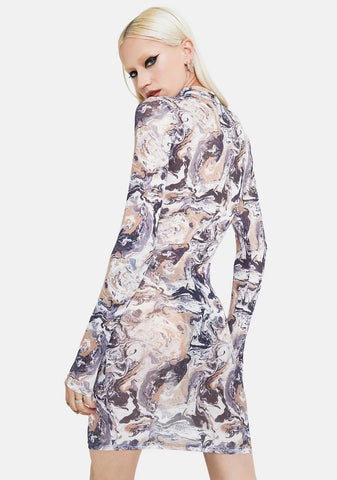 Can't Top This Mesh Bodycon Dress