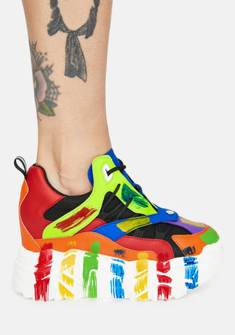 Rainbow Damson Sneaker