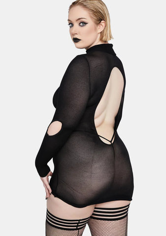 Plus Armed And Dangerous Mini Dress