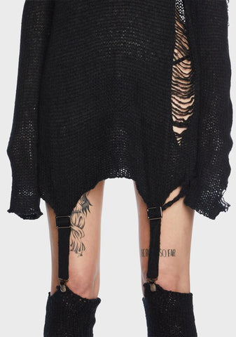 Ruined Life Sweater And Leg Warmers Set