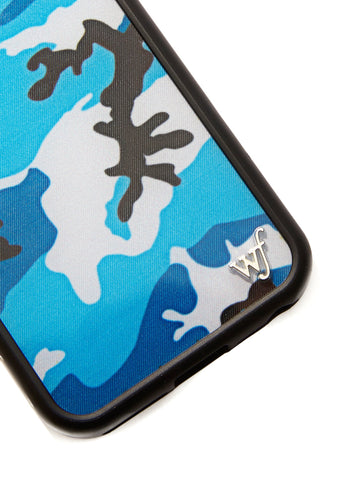 Blue Camo IPhone Case