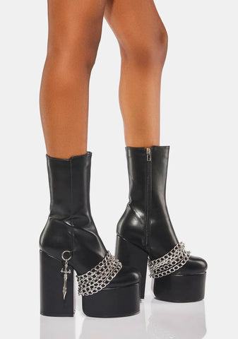 Awkward Love Platform Boots