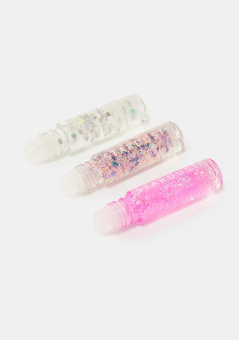 Kissing Glitter Lip Gloss Set