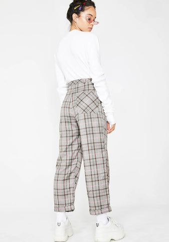 School Daze Plaid Pants