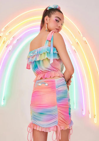 Spreading Kindness Mesh Skirt