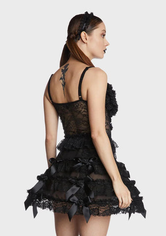 Grim In Bloom Corset