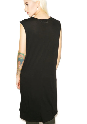 Knomad Muscle Long Tee - White