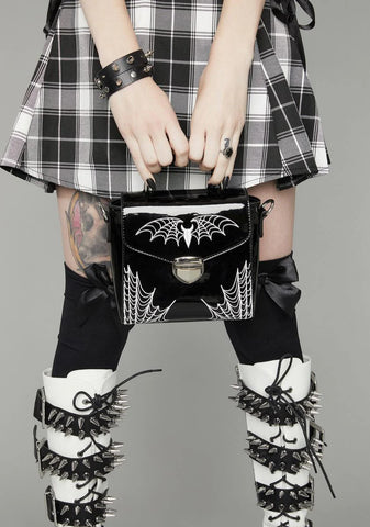 Onyx Bittersweet Spider Bites Crossbody Purse