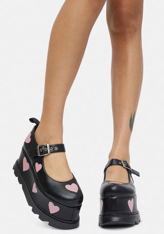 Sweetheart Of Mind Platform Mary Janes