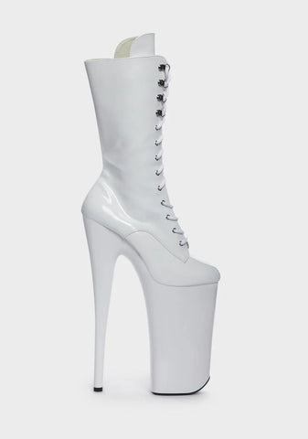 White Beyond-1050 Platform Boots