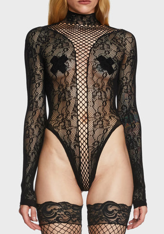Love Aflame Lace Bodysuit