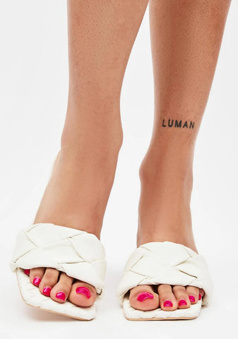 Snow We Go Way Back Kitten Heels