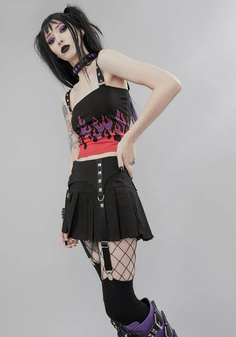 Meet The Reaper Garter Mini Skirt