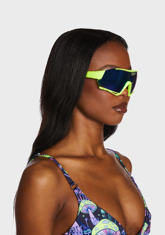 Serious Attitude Shield Sunglasses