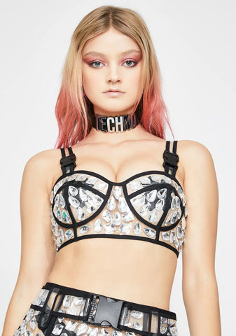 Crystal Caves Jeweled Bra
