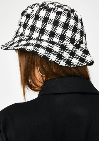 Check The Fit Gingham Bucket Hat