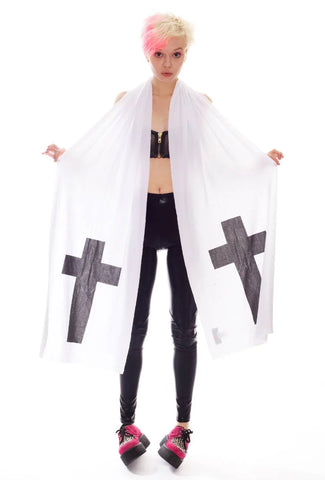 Simple Cross Sailboat Scarf