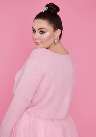 Truly Precious Pirouettes Crop Sweater