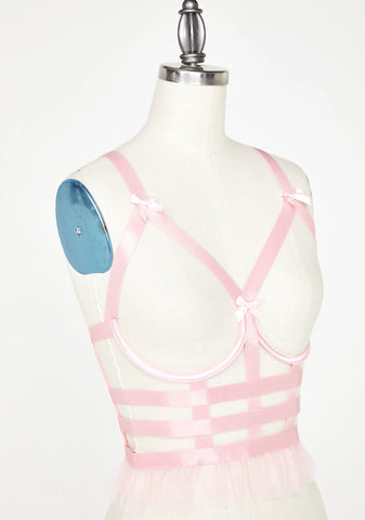 Blushin' Lust After Underwire Harness